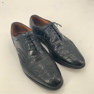 Allen Edmonds McAllister Black Leather Brogue Dress Shoes (6215) 11D Made in USA